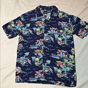 Star Wars Grogu Navy & Multicolor Graphic Shirt